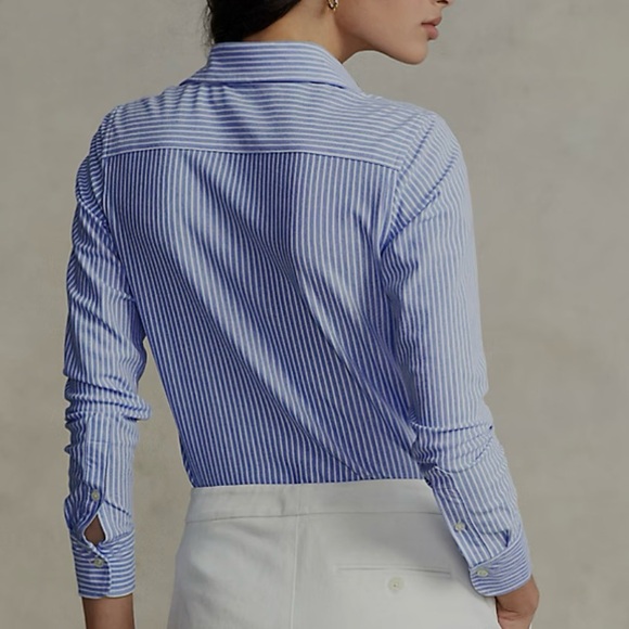 Ralph Lauren Knit Oxford Button-Up Shirt - Picture 2 of 10